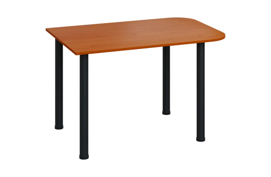 EJH 1 - 120 přístavba jednací, kovová podnož černá, deska 18 mm, třešeň šumavská